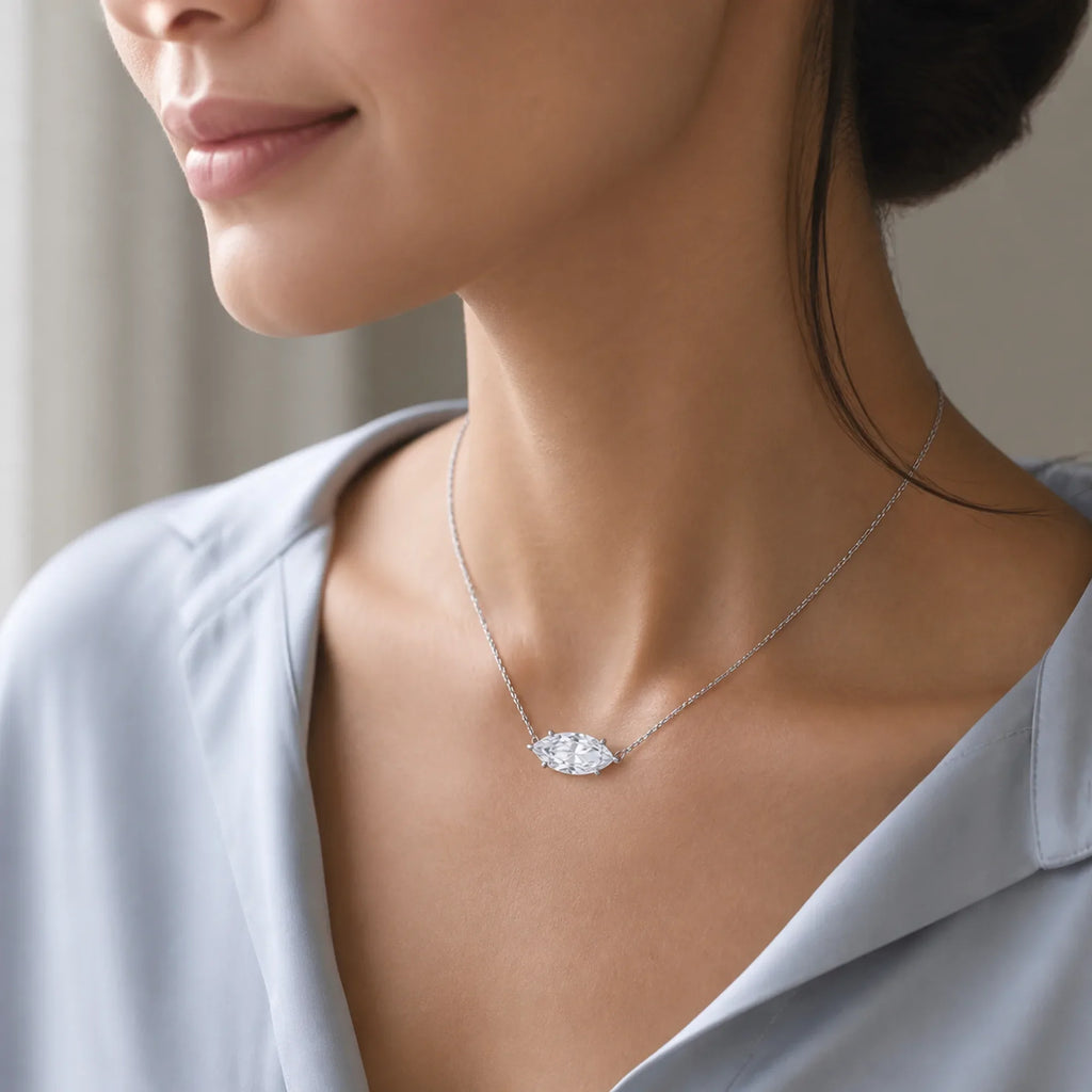 Selunyra Marquis Necklace wearing image 2