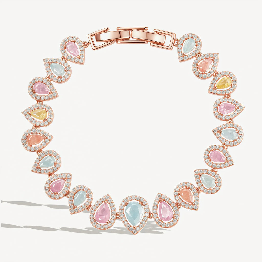 Selunyra Rainbow Oval Diamond Bracelet product image 1