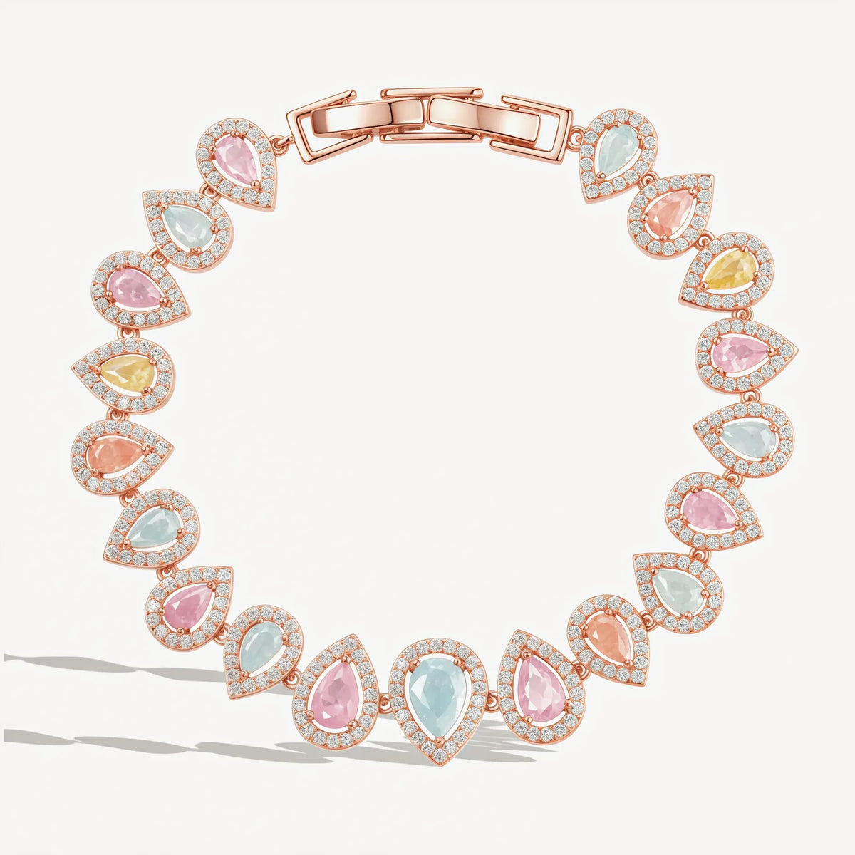 Selunyra Rainbow Oval Diamond Bracelet product image 1