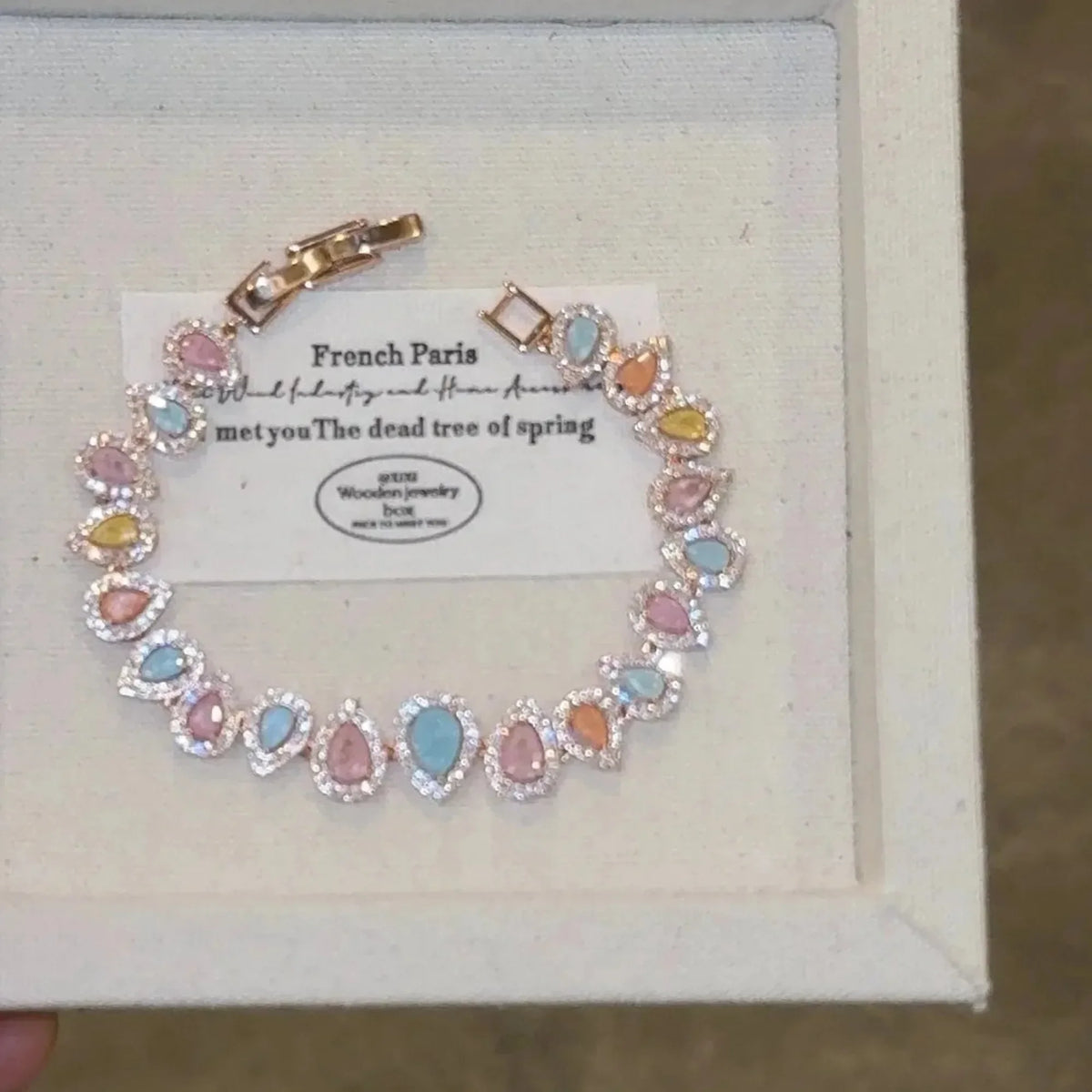 Selunyra Rainbow Oval Diamond Bracelet product image 3