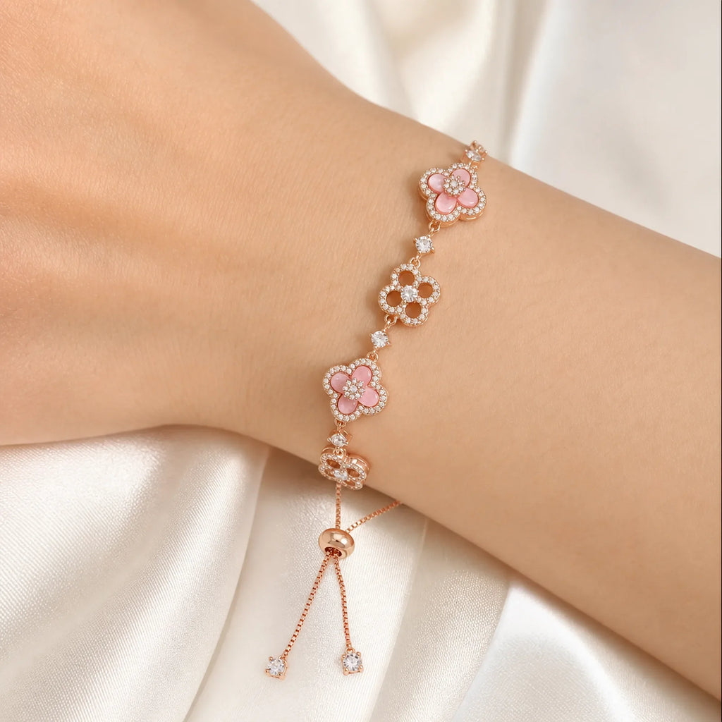 Selunyra The Sakura Bracelet Collection wearing image 1
