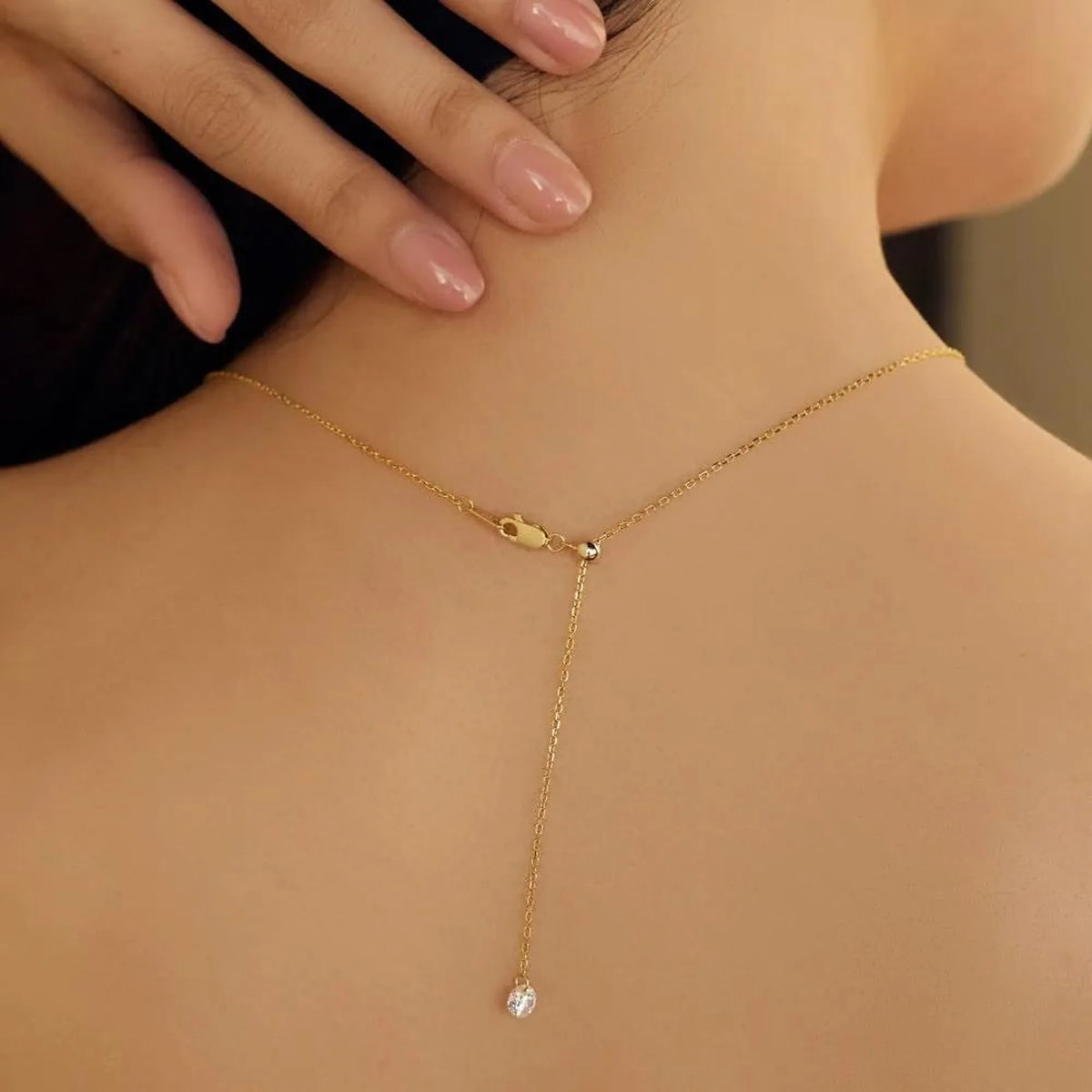 Selunyra Round Diamond Necklace product view 6