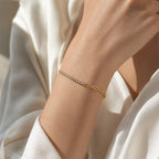 Selunyra Diamond Tennis Bracelet wearing image 1