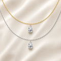 Selunyra Oval Diamond Necklace product view 1