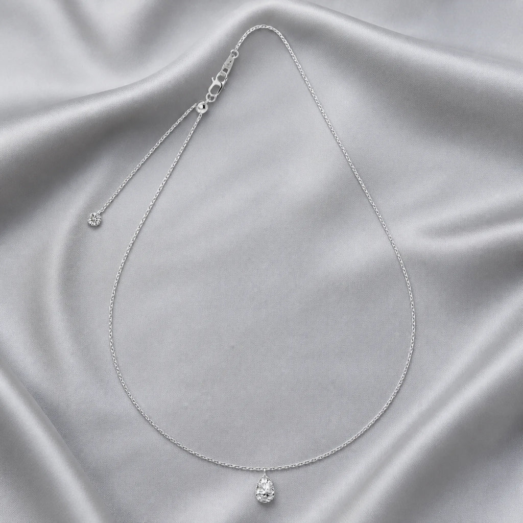 Selunyra Oval Diamond Necklace product view 5