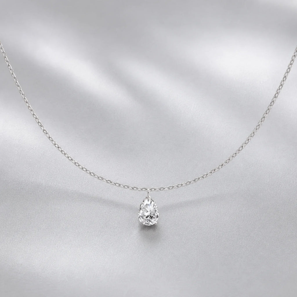 Selunyra Oval Diamond Necklace product view 7