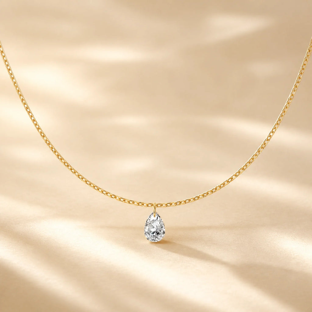Selunyra Oval Diamond Necklace product view 8
