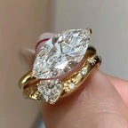 Selunyra Marquise Love Stackingring product view 2
