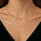 Selunyra Hermes Necklace wearing image 2
