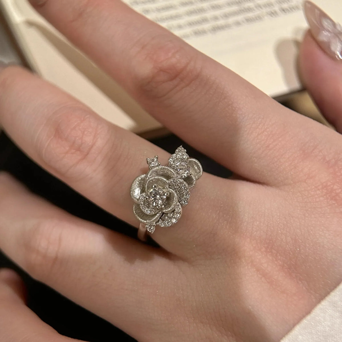 Selunyra Rose Brushed Ring product view 3