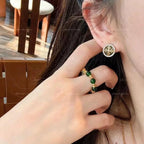 Selunyra Round Cross Earrings product view 2