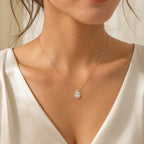 Selunyra Oval Necklace worn styling view 1