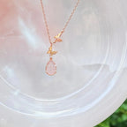 Selunyra Rose quartz Necklace product view 1
