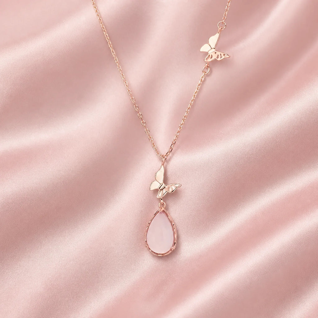 Selunyra Rose quartz Necklace product view 5