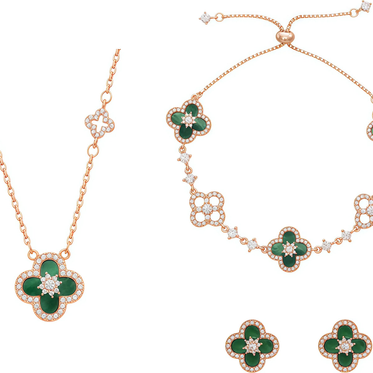 Selunyra Emerald Green Set product view 1