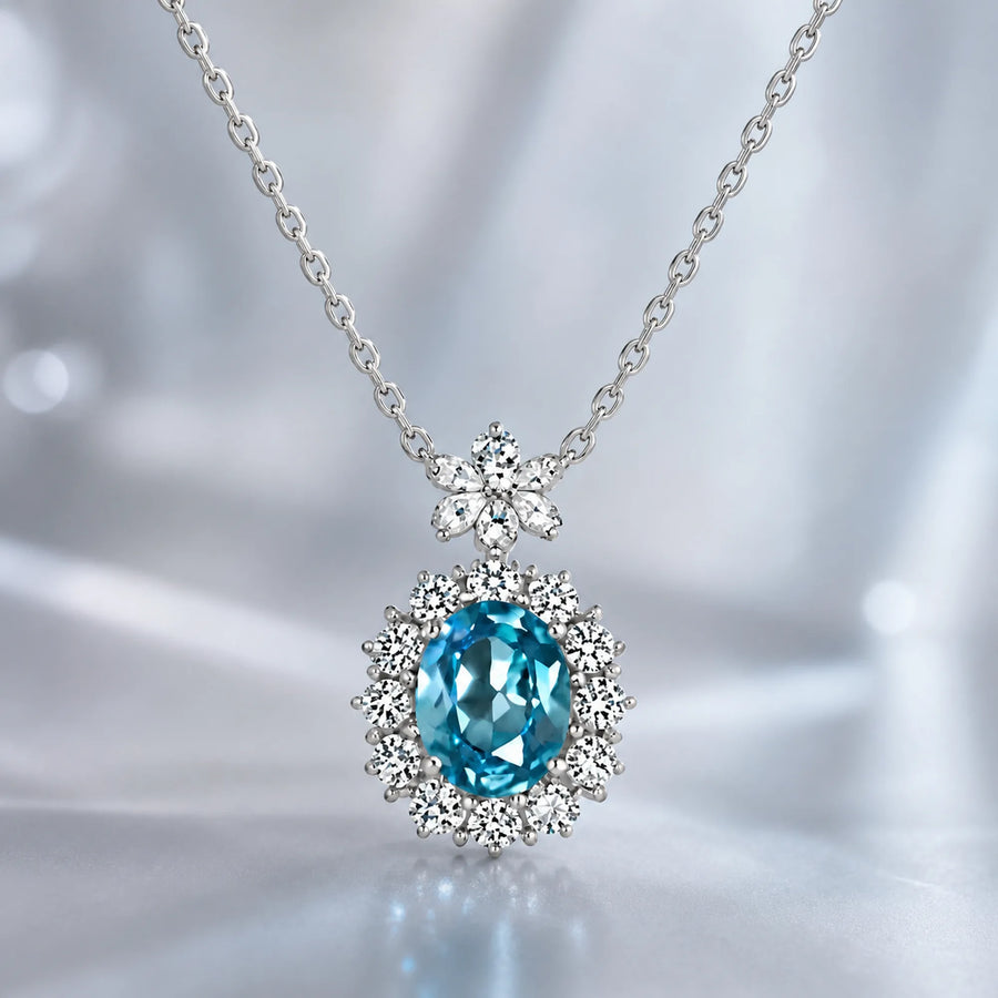Selunyra Aquamarine D Necklace product view