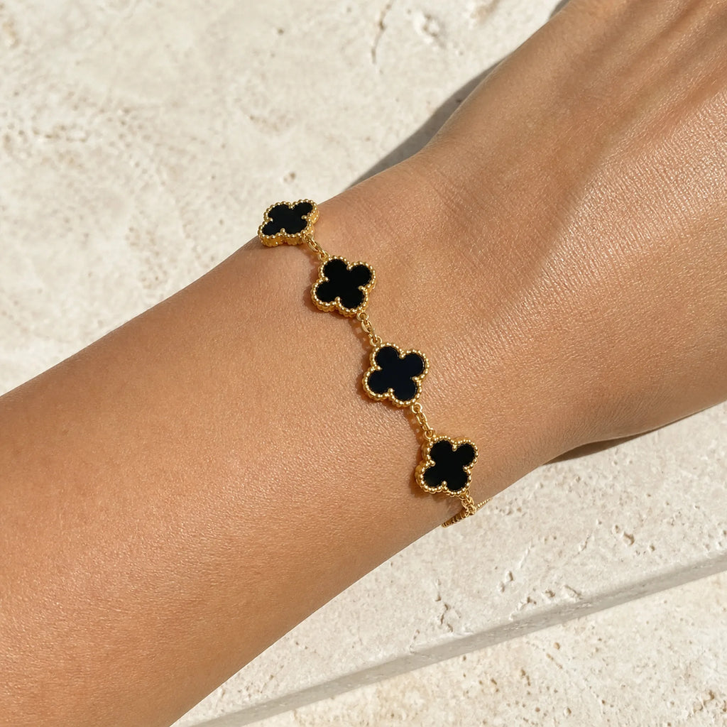 Selunyra Blake Flower Bracelet worn on wrist