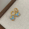 Selunyra Blue Heart matching earrings product view