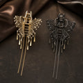 Selunyra Butterfly Claw Clips in gold and black