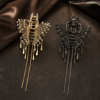 Selunyra Butterfly Claw Clips in gold and black