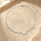 Selunyra Butterfly Necklace Z mother-of-pearl butterfly product view