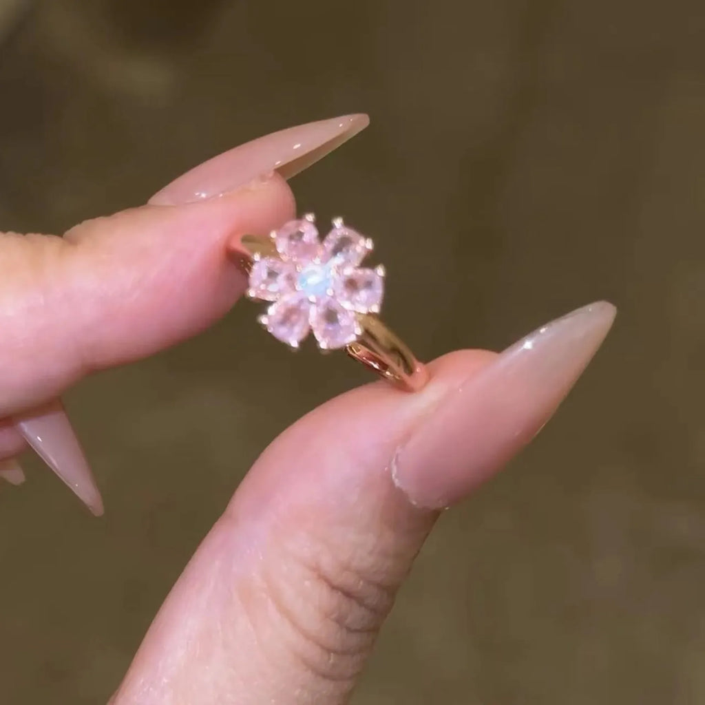 Selunyra Daisy Rose Gold Open Ring product image 1