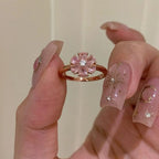 Selunyra Daisy Rose Gold Open Ring product image 3
