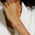 Selunyra Elisa bracelet worn with white blazer