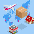 Selunyra Express Service international delivery illustration