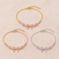 Selunyra Friendship Bracelet in gold, rose gold, and silver