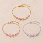Selunyra Friendship Bracelet in gold, rose gold, and silver