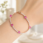 Selunyra Heart Bracelet worn on wrist 1