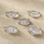 Selunyra Heart Ring Collection five style options