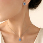 Selunyra Ice Blue Collection worn styling 1