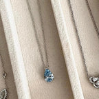 Selunyra Ice Blue D Teardrop Necklace product image 4