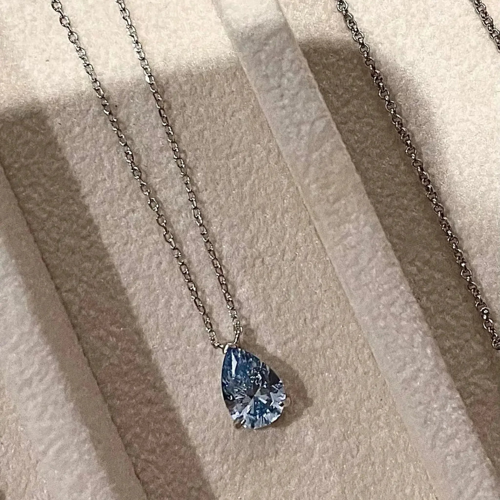 Selunyra Ice Blue D Teardrop Necklace product image 5