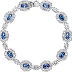 Selunyra Ice Blue Flower Bracelet product image 1