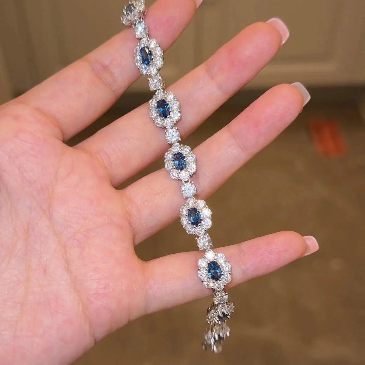 Selunyra Ice Blue Flower Bracelet product image 3