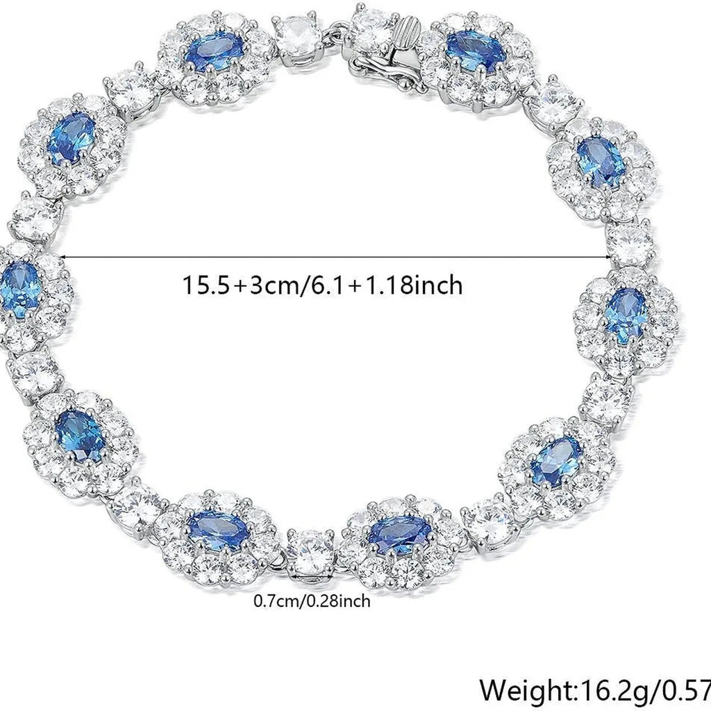 Selunyra Ice Blue Flower Bracelet product image 4