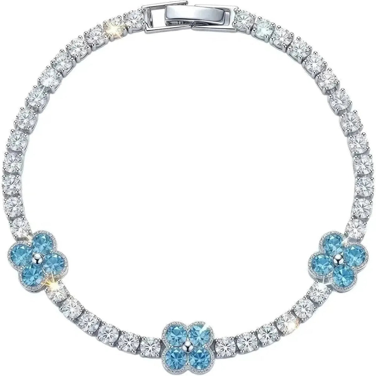 Selunyra Ice Blue Tennis Bracelet product image 1