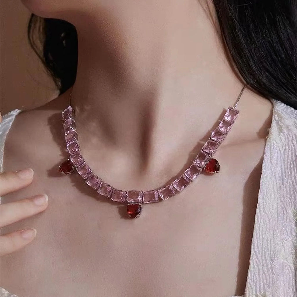 Selunyra Mimosa Necklace worn close up