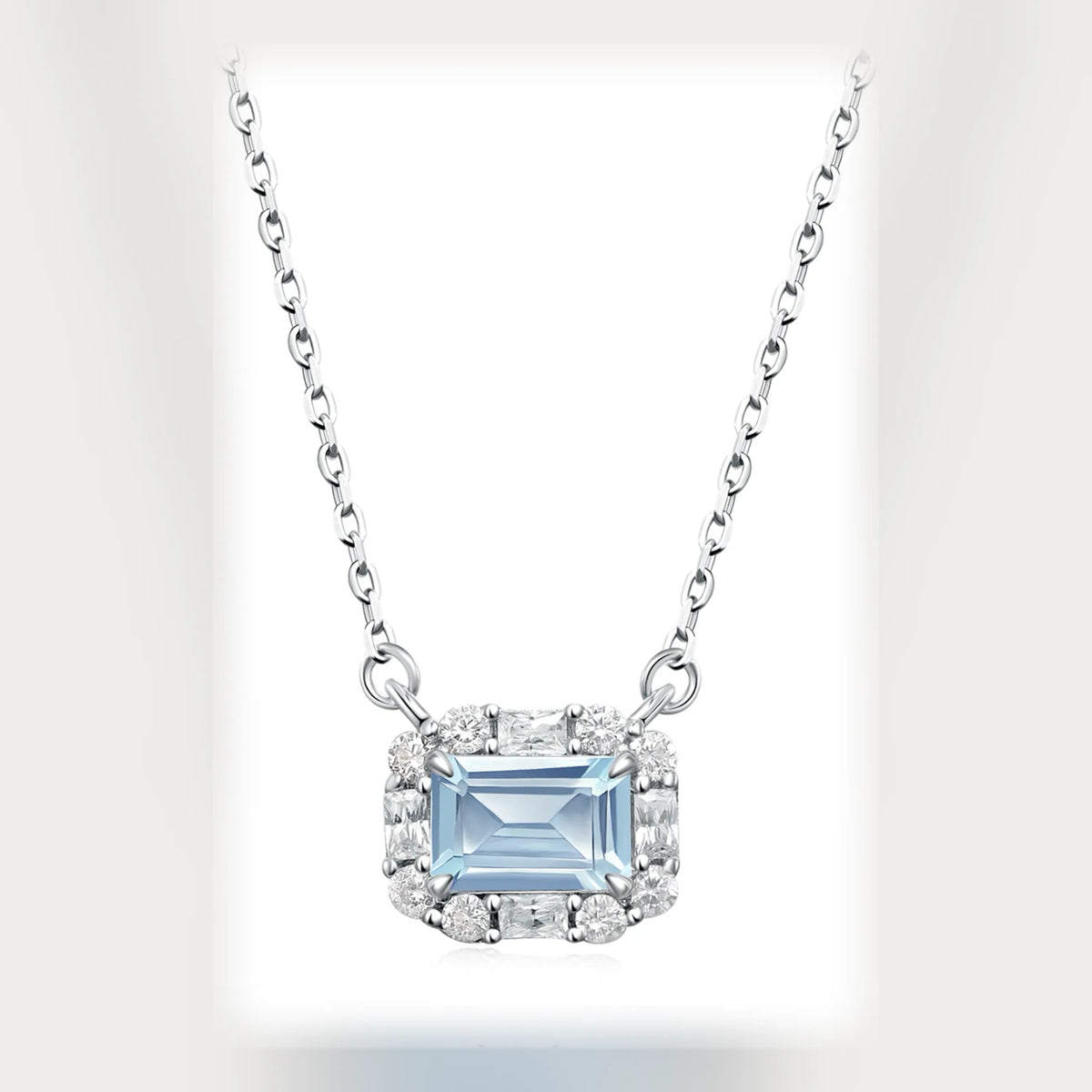 Selunyra Natural Aquamarine Elsa Necklace product detail