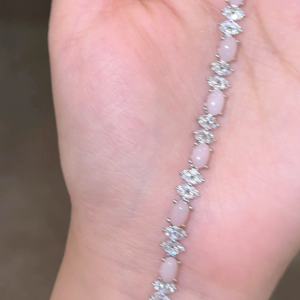 Selunyra Natural Pink Opal Bow Bracelet product image 2