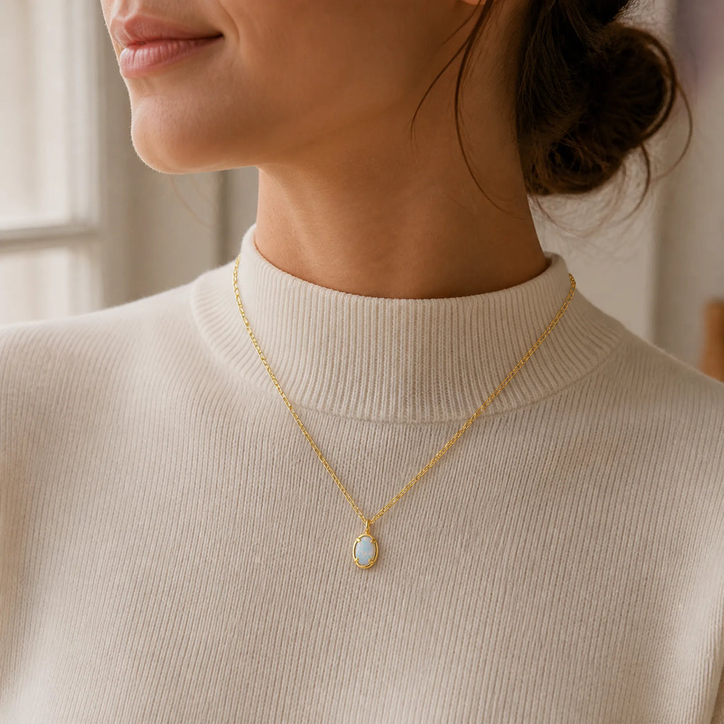 Selunyra Ozar Necklace worn styling 1
