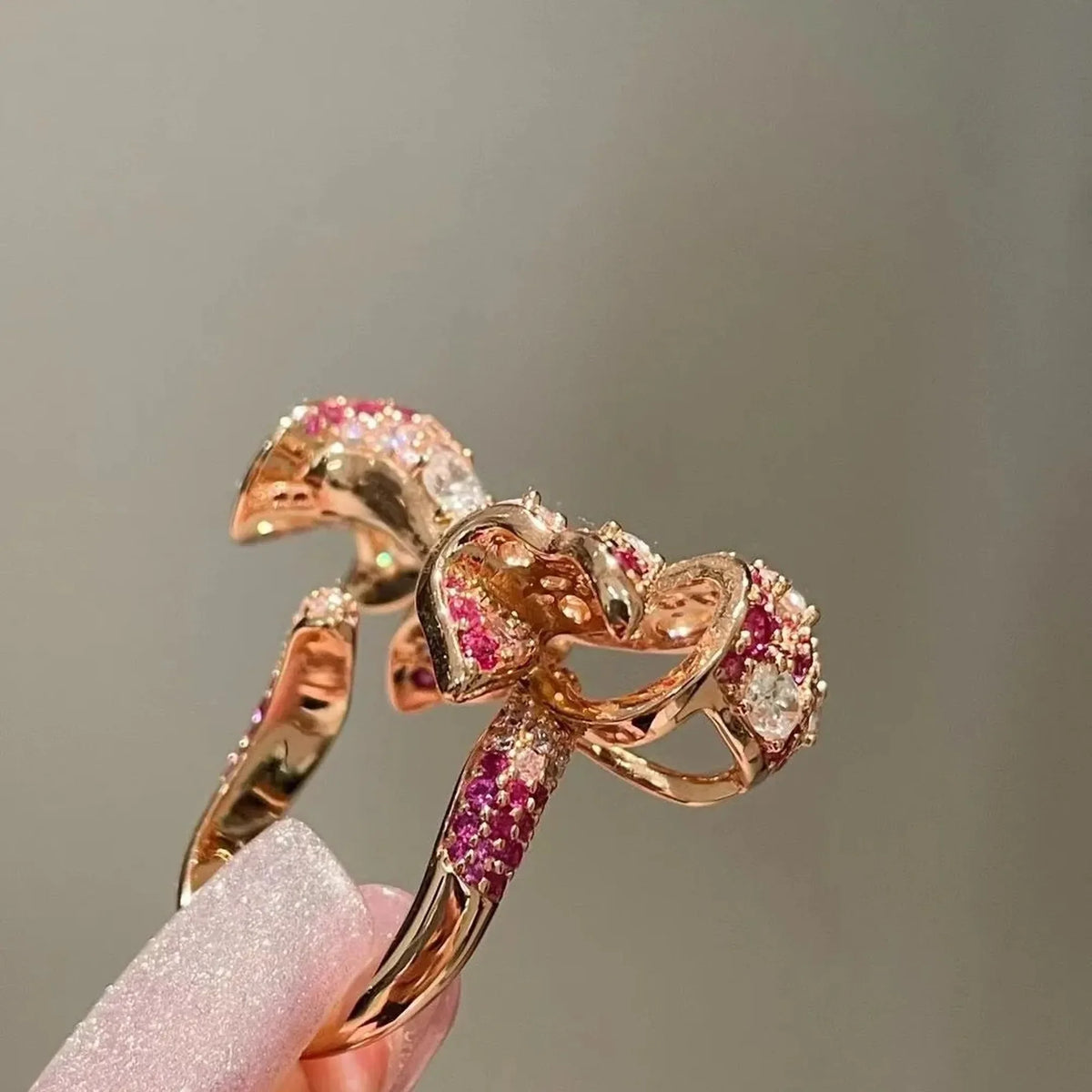 Selunyra Pink Bow Ring product image 3