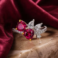 Selunyra Redia ruby red ring product view