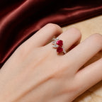 Selunyra Redia ring worn on hand
