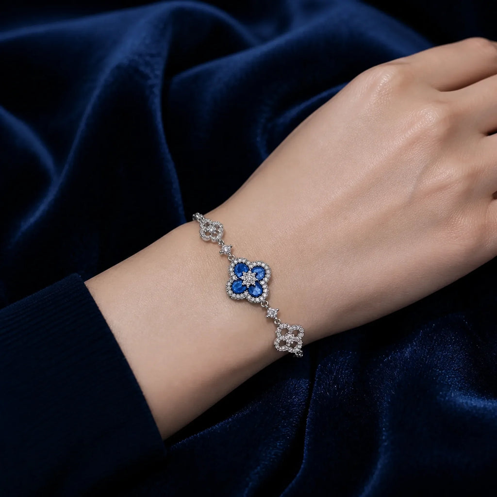 Selunyra Sakura Bracelet Collection worn on wrist 2