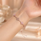 Selunyra Sakura Cleef Bracelet worn on wrist 2