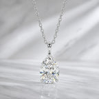 Selunyra Teardrop Diamond Necklace product image 3
